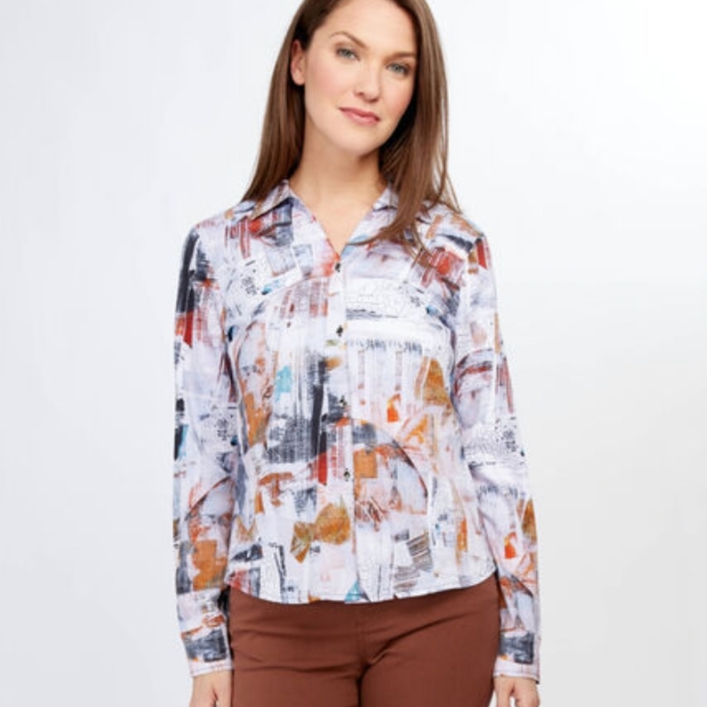 Simply Art Dolcezza | Abstract Artsy Bomber Jacket  NWT